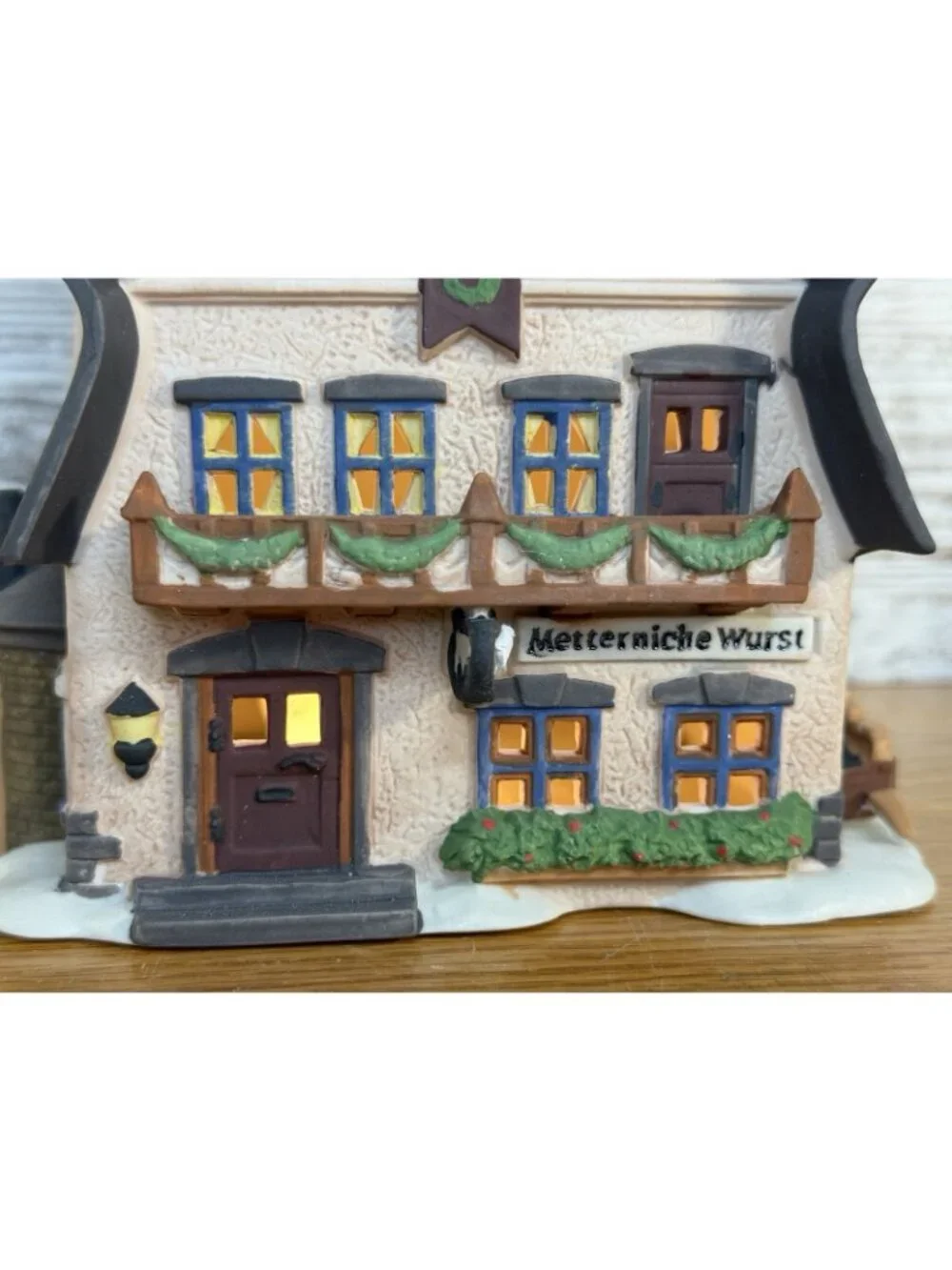 Dept 56 Heritage Alpine Village Series METTERNICHE WURST #5618-9
